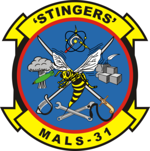 MALS-31 Marine Aviation Logistics Squadron 31 Decal