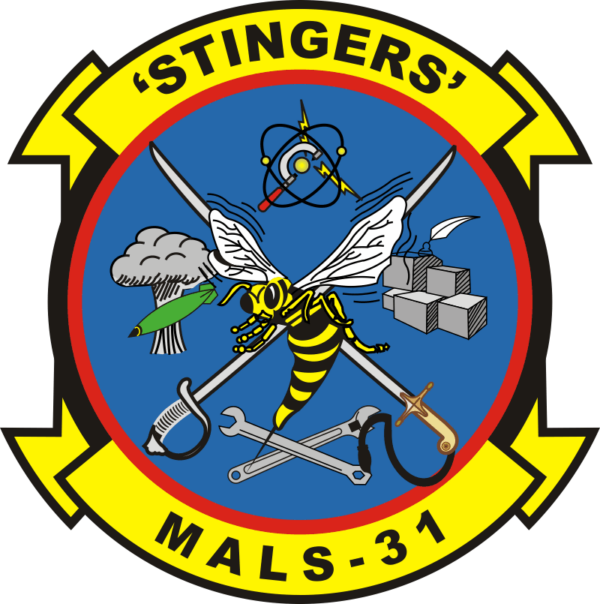 MALS-31 Marine Aviation Logistics Squadron 31 Decal