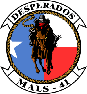 MALS-41 Marine Aviation Logistics Squadron 41 Decal
