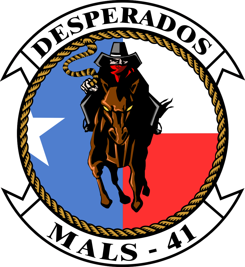 MALS-41 Marine Aviation Logistics Squadron 41 Decal