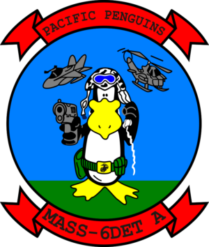 MASS-6 Marine Air Support Squadron DET A Decal