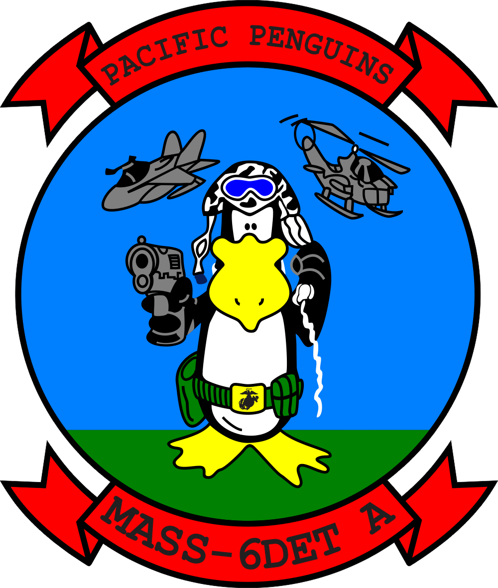 MASS-6 Marine Air Support Squadron DET A Decal