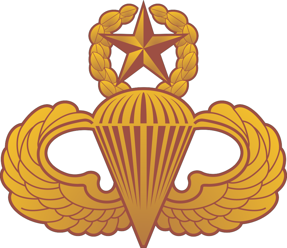 Master Jump Wings (Gold) Decal