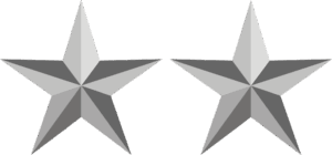 MC Major General (MG) Decal