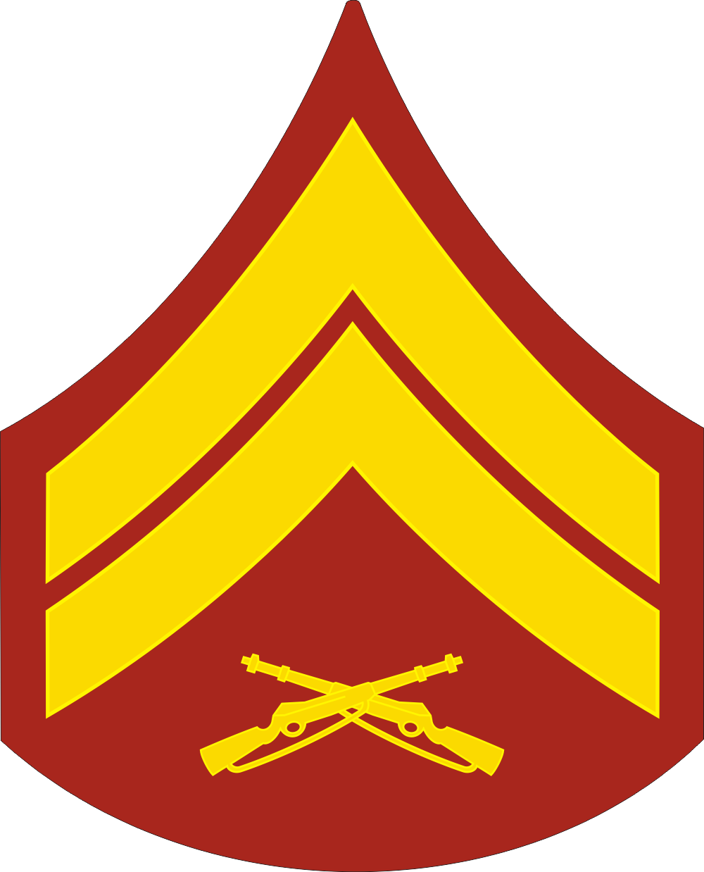 E-4 CPL Corporal (Gold) Decal