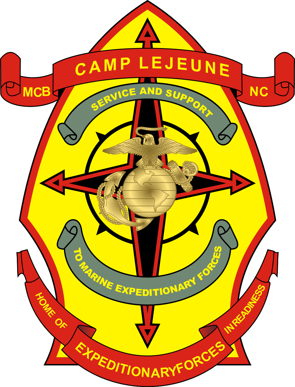 MCB Marine Corps Base Camp Lejeune Decal