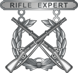 USMC Rifle Expert Qualification Badge Decal