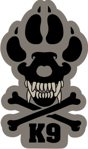 Military Working Dog K-9 Decal