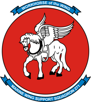 MWSS-271 Marine Wing Support Squadron Decal