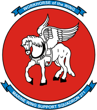 MWSS-271 Marine Wing Support Squadron Decal