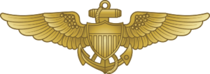Naval Aviator Wings Dark Gold Decal