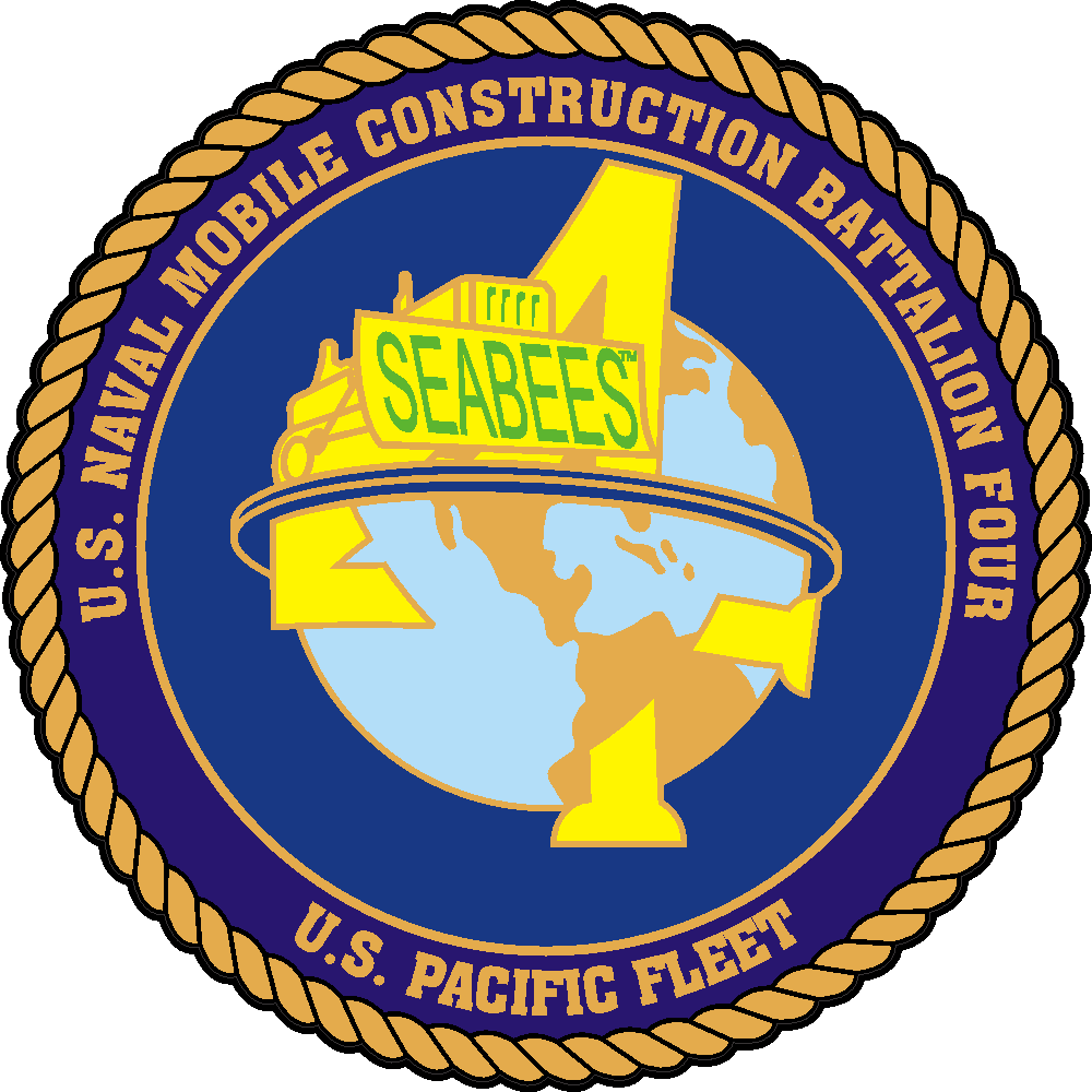 Naval Mobile Construction Battalion 4 Decal