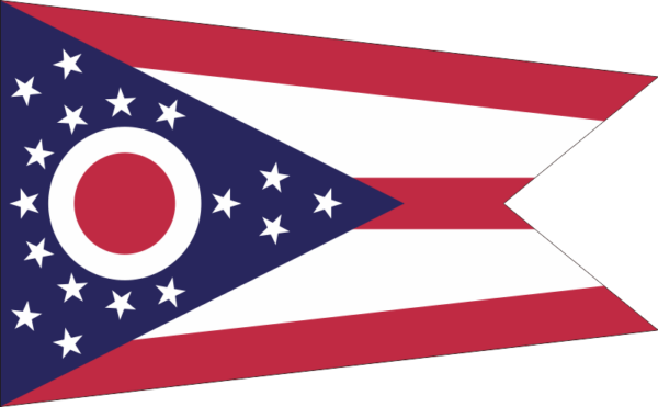 Ohio State Flag Decal