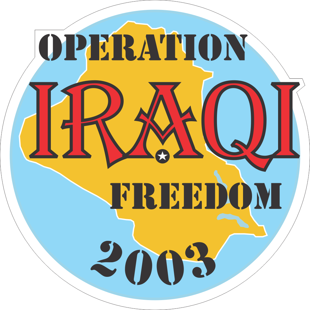 Operation Iraqi Freedom 2003 Decal