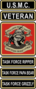 Operation Desert Shield-Desert Storm Task Force 3 Decal