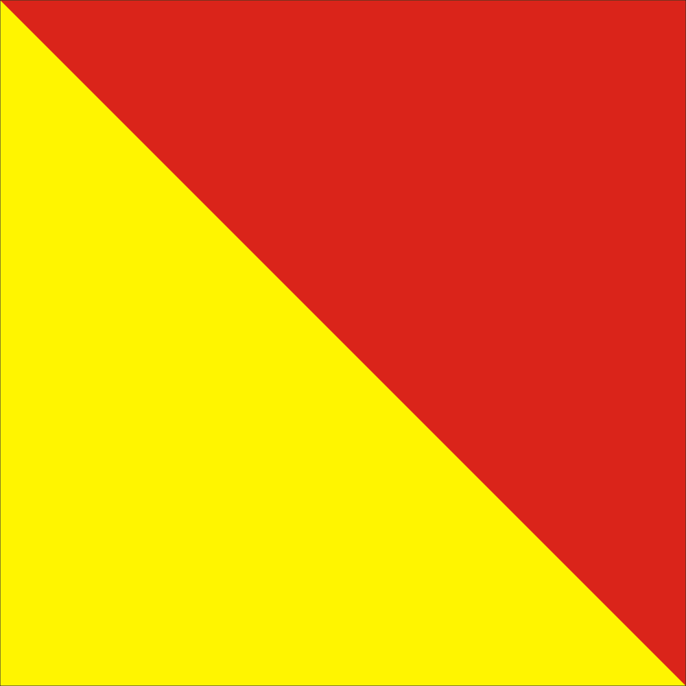 OSCAR Signal Flag Decal