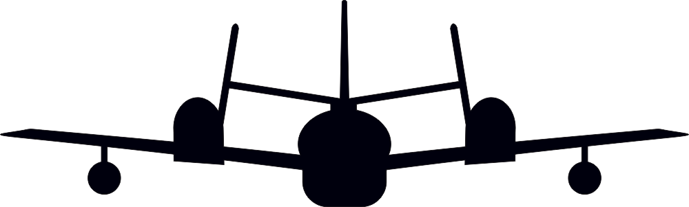 Grumman OV-1 Mohawk Silhouette (Black) Decal
