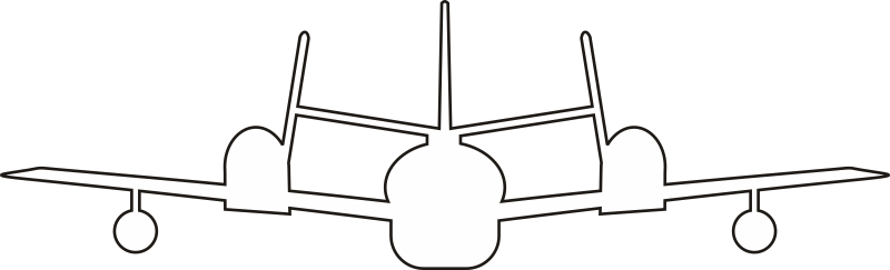 Grumman OV-1 Mohawk Silhouette (White) Decal