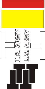Patriot Missile Scale 4 in. Diameter Decal Set Decal