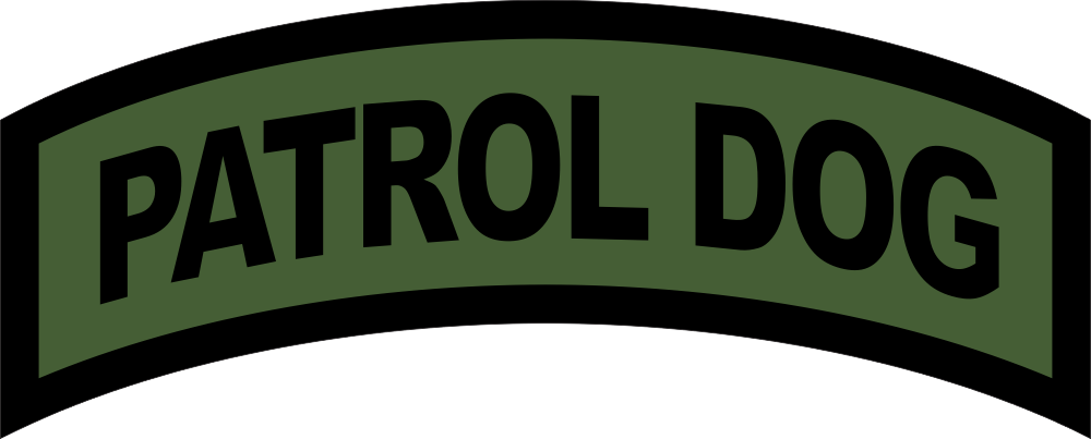 Patrol Dog Tab Subdued Decal