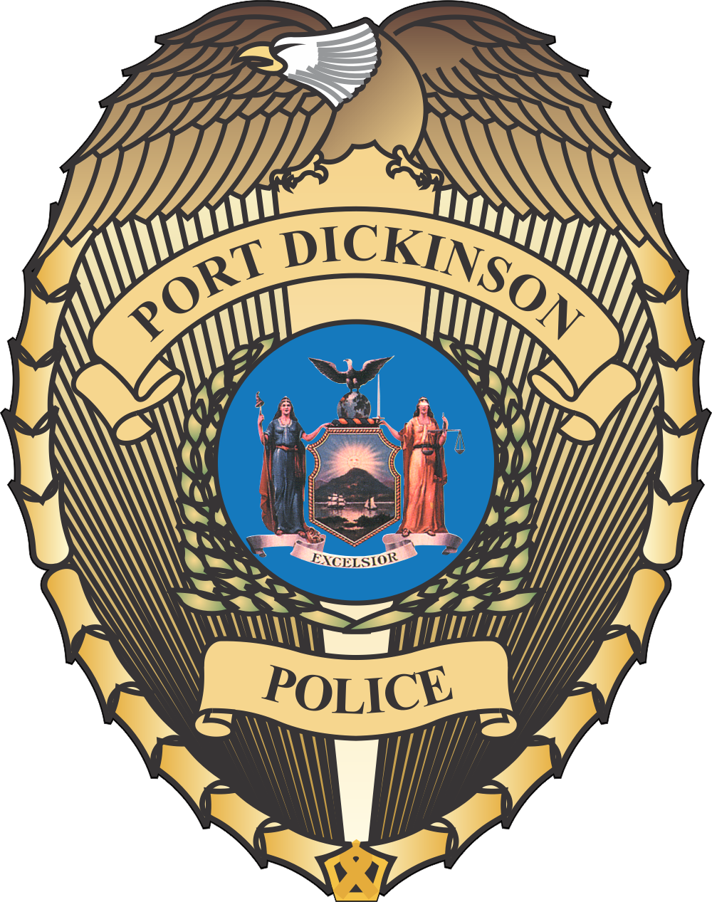 Port Dickinson Police (1) Color Decal