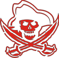 Pirate Red Decal