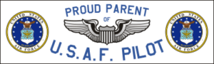 Proud Parent USAF Pilot Decal