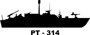 Motor Torpedo Boat PT (Black) Decal