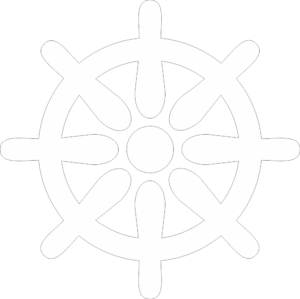 QM Quartermaster Rating (White) Decal