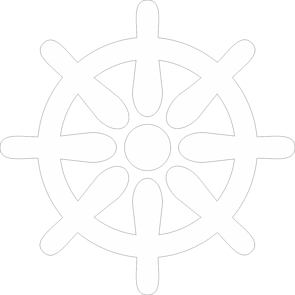 QM Quartermaster Rating (White) Decal