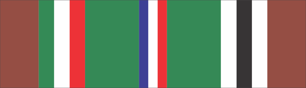 European-African-Middle Eastern Campaign Ribbon Decal