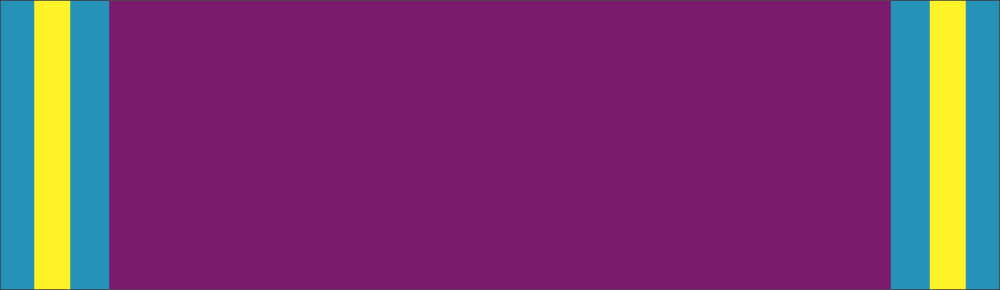 Belgium Royal Order of the Lion Ribbon Decal