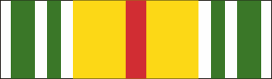Republic of Vietnam Wound Ribbon Decal