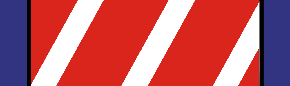 Vietnam Staff Service Ribbon 2nd Class Decal