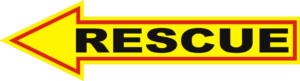 Rescue Arrow (Left) Decal