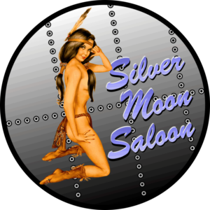 Silver Moon Saloon Rivets Decal
