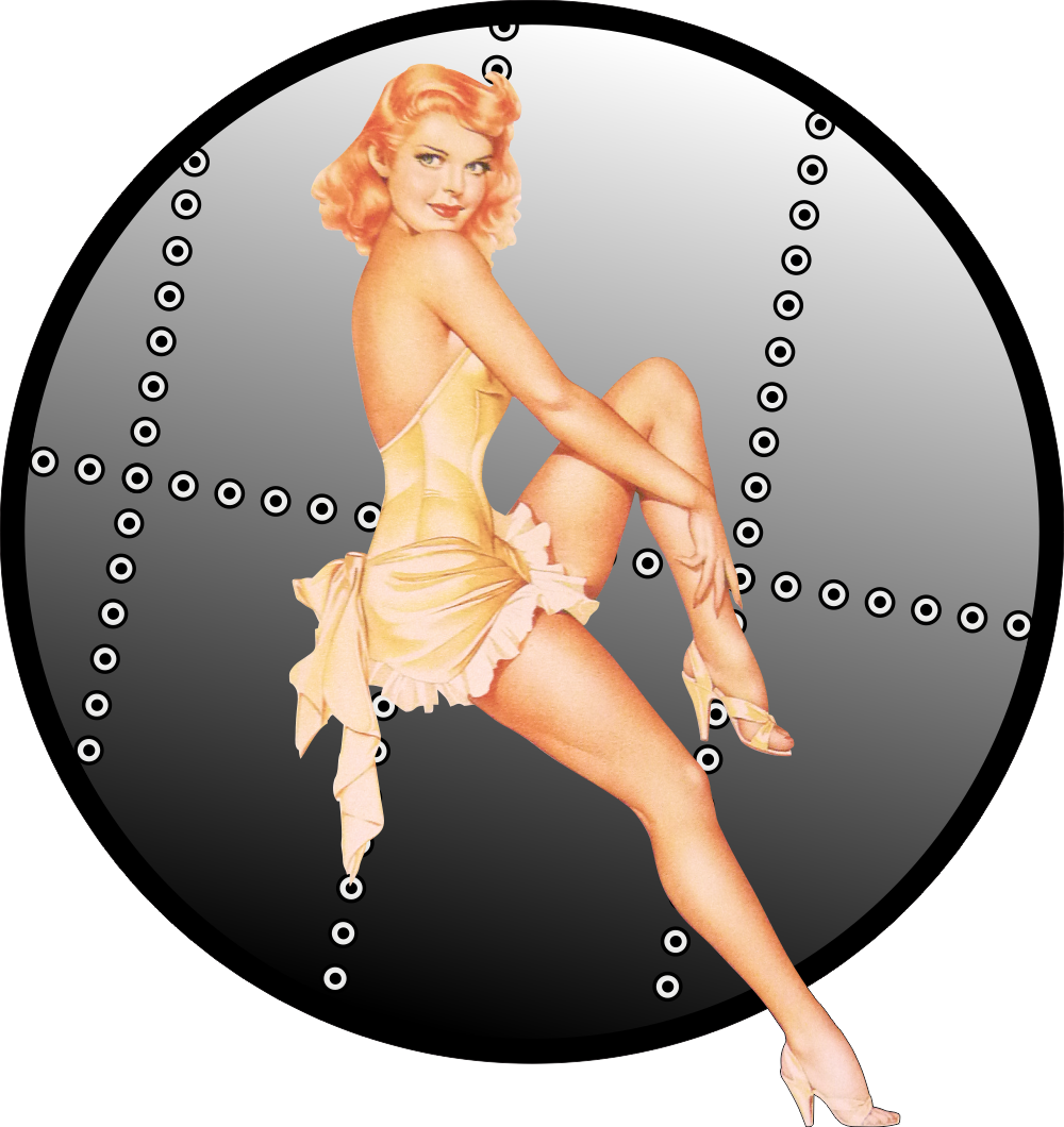 Strawberry Blonde Rivets Decal