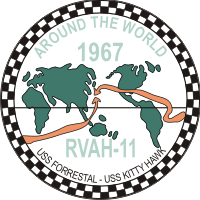 RVAH-11 Reconnaissance Attack Squadron 11 (v2) Decal