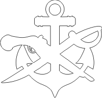 SB Special Warfare Boat Operator Rating (White) Decal