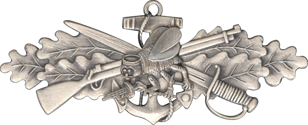 Seabee Warfare Badge Decal