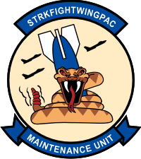 Strike Fighter Wing Pacific Maintenance Unit Decal