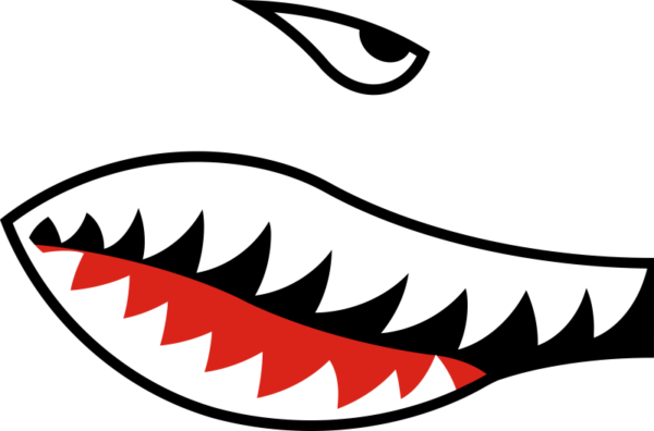Shark Teeth & Eye (Right) Decal