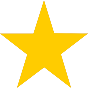 Star (Gold) Decal
