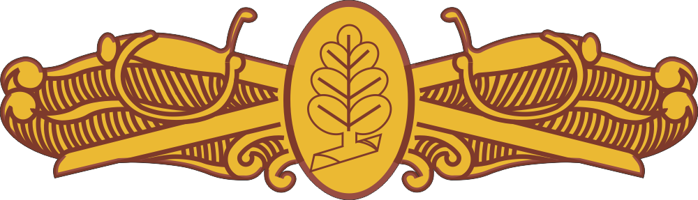 Surface Warfare Badge Medical Services Corps Decal