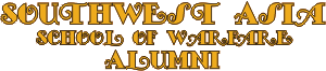 Southwest Asia School of Warfare Alumni Decal
