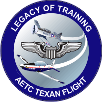 Air Education and Training Command (AETC) Texan Flight Decal