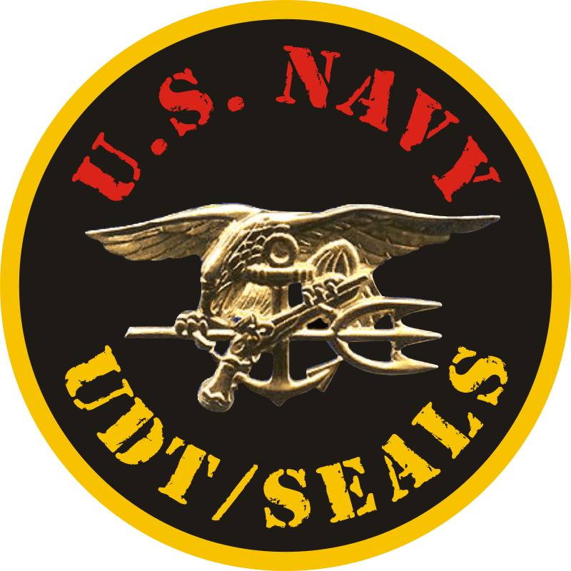 UDT Seals Gold Decal