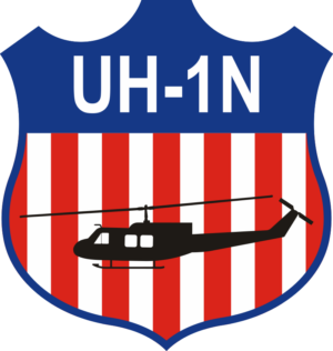 UH-1N Huey Helicopter Decal