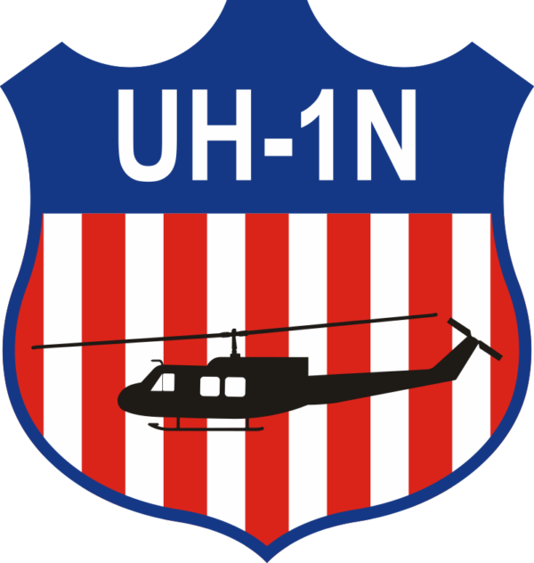 UH-1N Huey Helicopter Decal