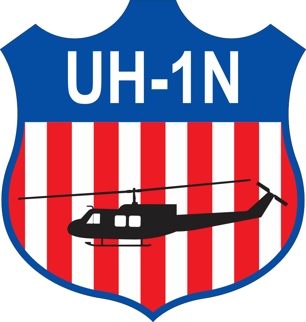 UH-1N Huey Helicopter Decal